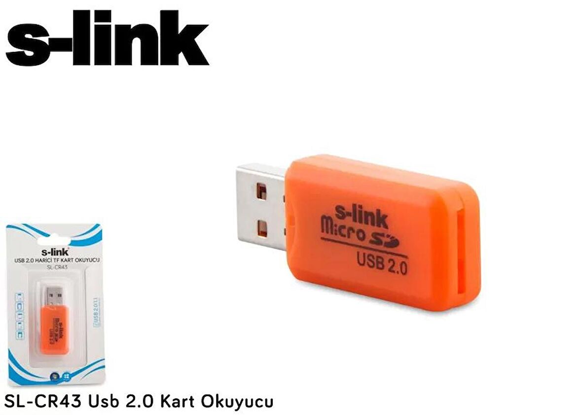 S-link SL-CR43 Usb 2.0 Kart Okuyucu