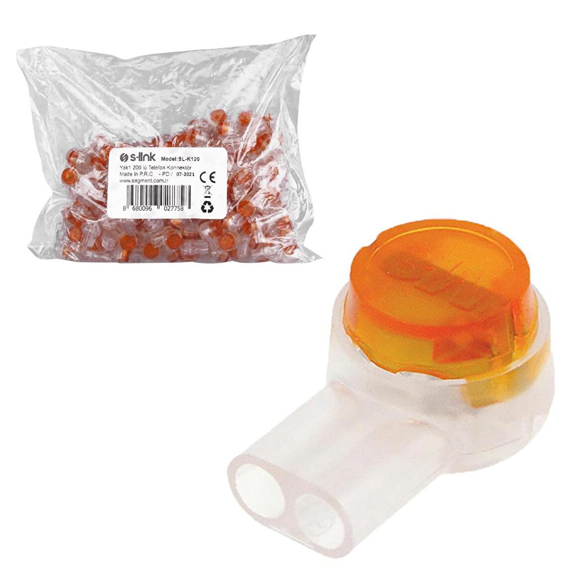 YAK 1 KONNEKTÖR (200 ADET) S-LİNK SL-K120