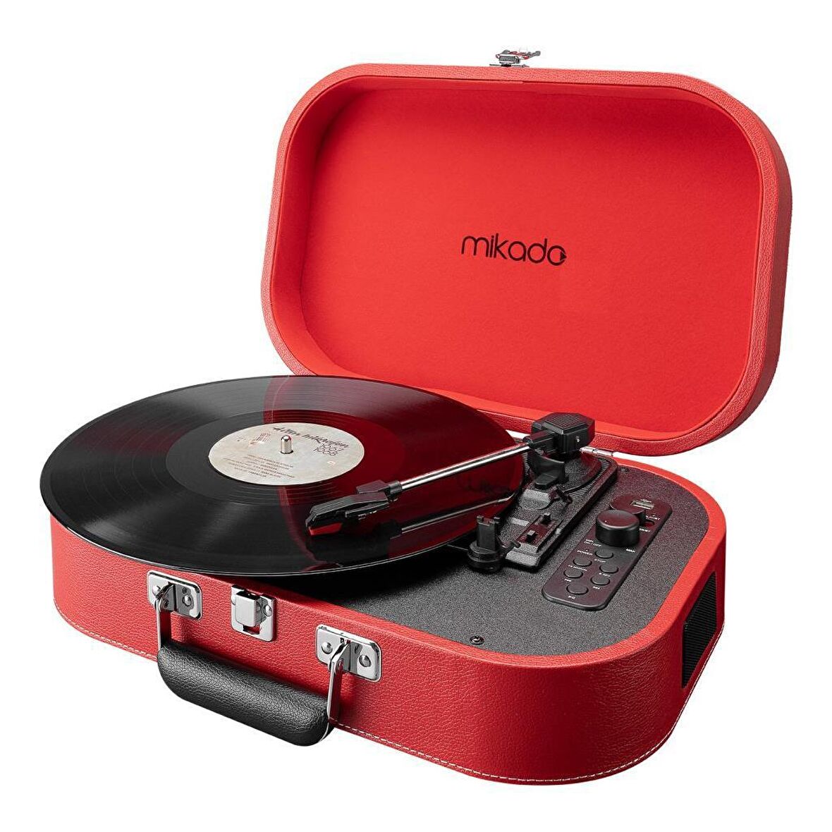 Mikado Nostalgia MN-101 Pikap Kırmızı Usb+RCA+Bluetooth Destekli Müzik Kutusu