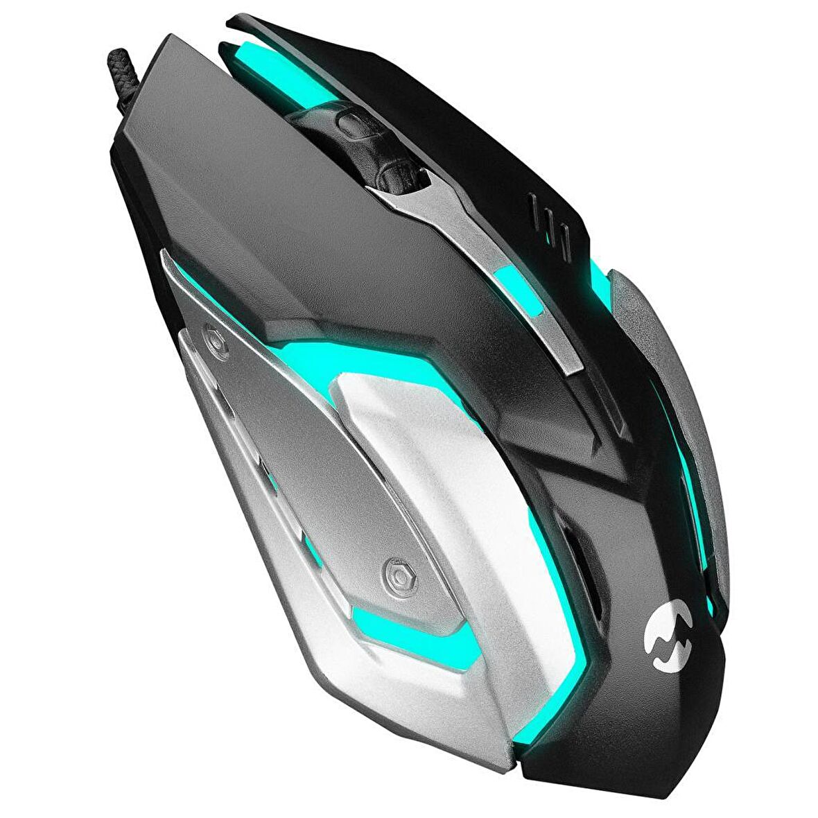 Everest SM-G72 Usb Siyah,Gümüş Işıklı Oyuncu Mouse