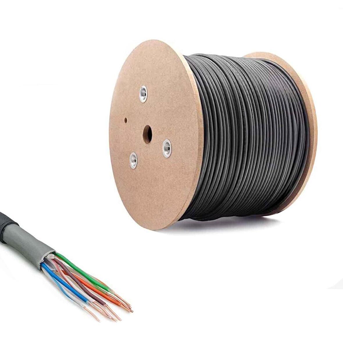 CAT6 KABLO DIŞ MEKAN 23AWG 0.56MM 305MT S-LİNK SL-CAT609