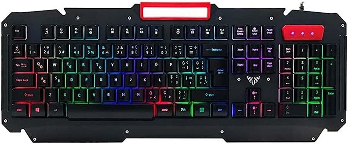 Everest KB-R800 Metafor RGB Q Metal Yüzey Oyuncu Klavye