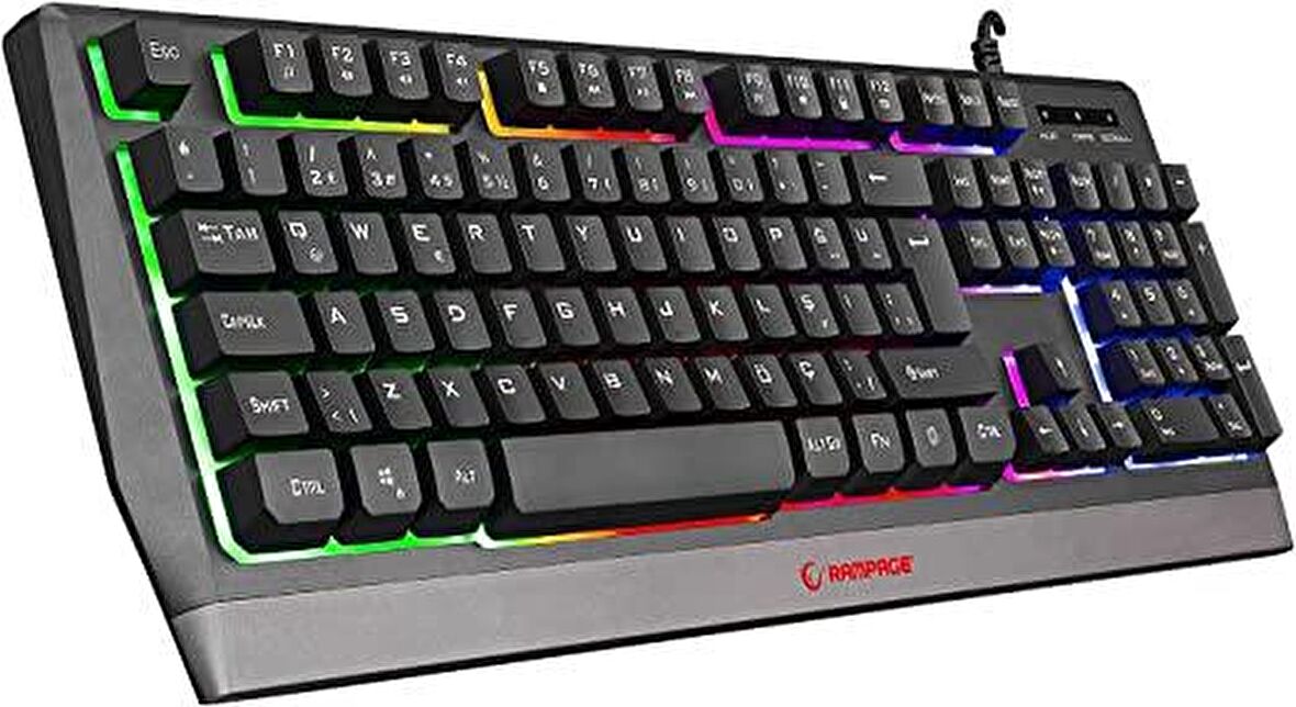 Rampage KB- R52 STYLERainbow Aydınlatmalı Gaming Oyuncu Klavyesi