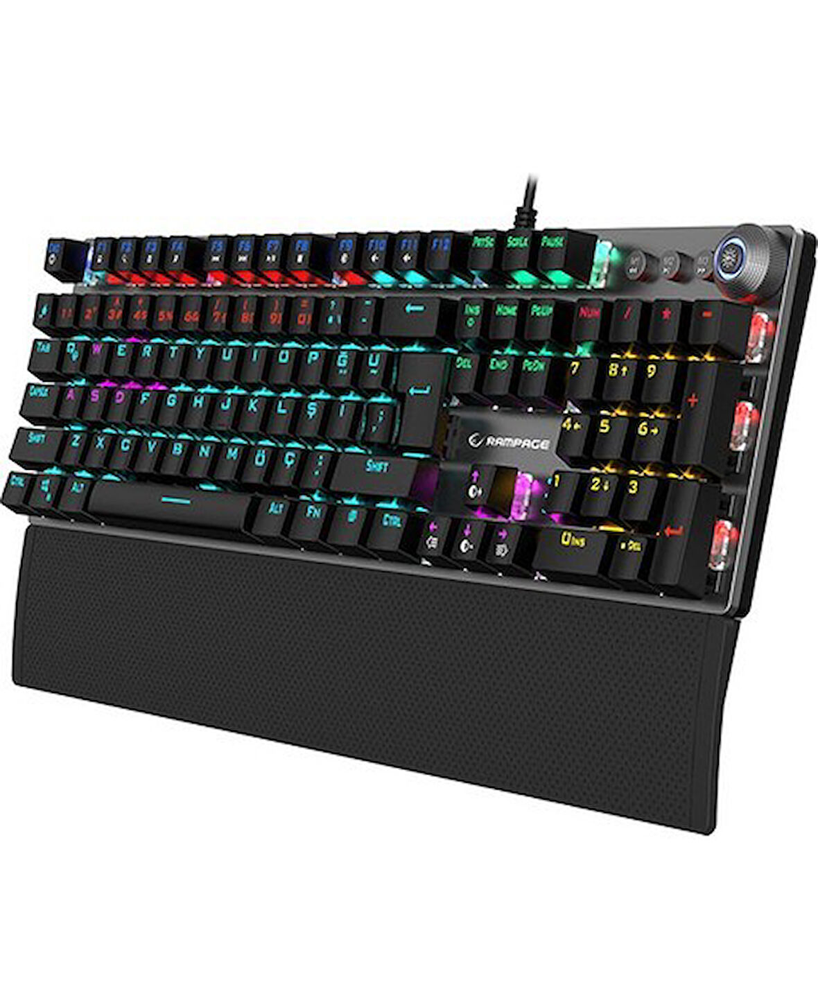 KB-R28 Blade Plus Tam Türkçe Kırmızı Switch Mekanik Klavye