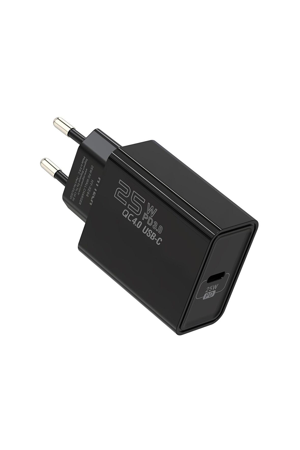 Hytech HY-XE44 25W Type USB-C PD3.0-Quick Charge QC4.0 Type-C Kablolu Şarj Adaptörü