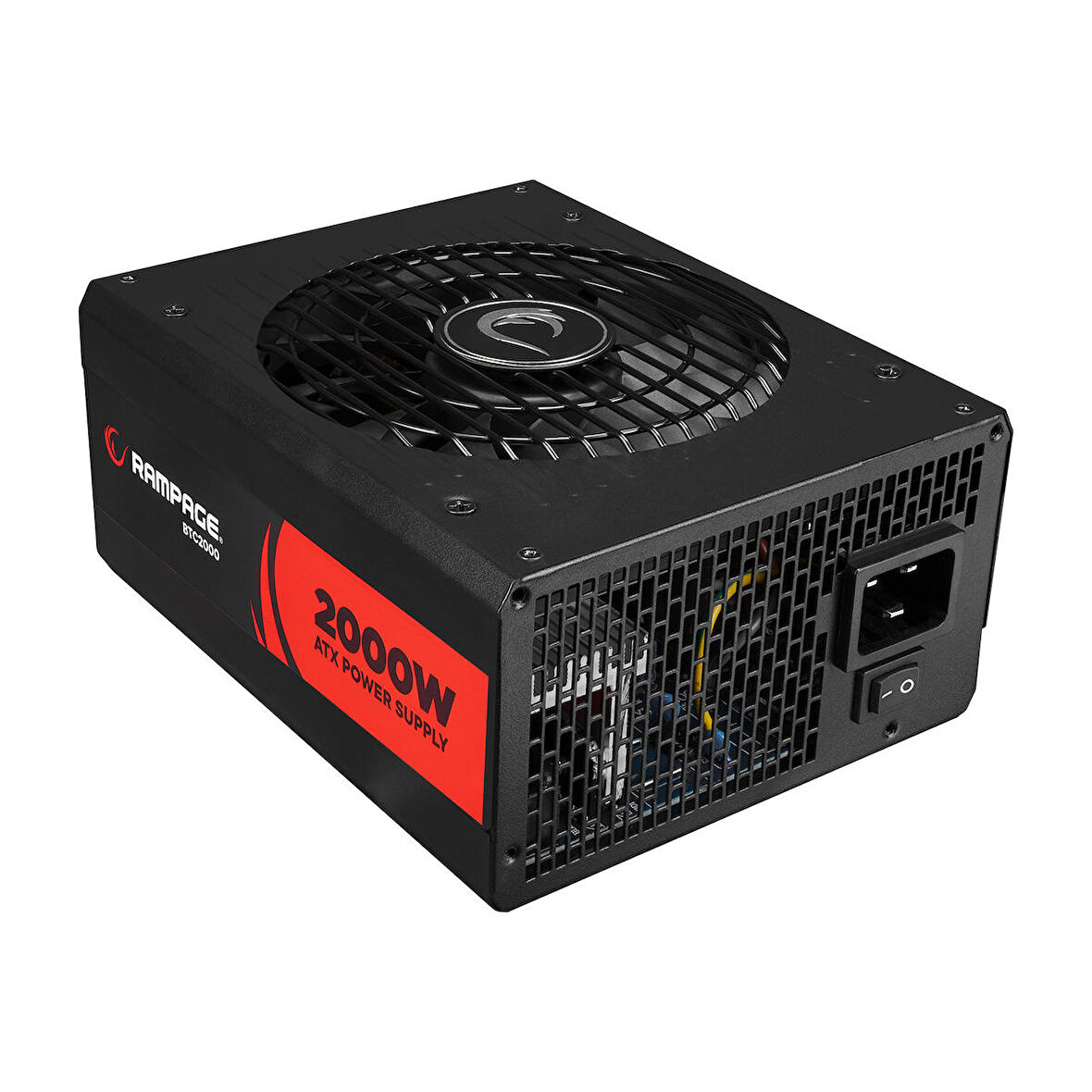 RAMPAGE 2000W BTC2000 16* PCIe VGA Soket 14cm+8cm 2* Fanlı Bitcoin Power Supply