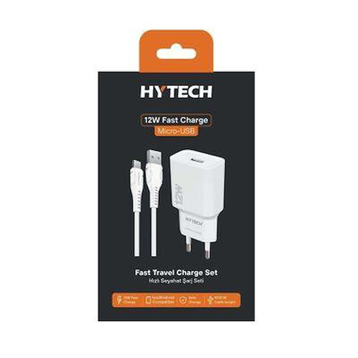 HYTECH 12W 5V MICRO USB HIZLI SARJ SETI HY-XT50M