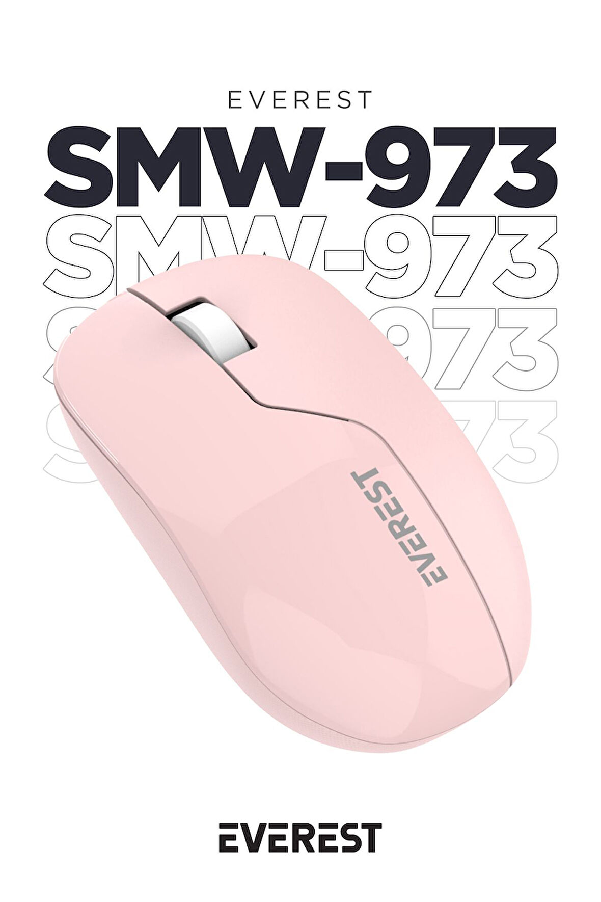 Everest SMW-973 Usb Pembe 2.4Ghz Kablosuz Mouse