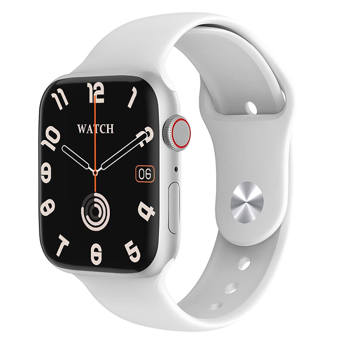 Hytech W59 Mini IOS Ve Android Uyumlu Mactive 1.74 İnch IPS Screen Gümüş Akıllı Saat