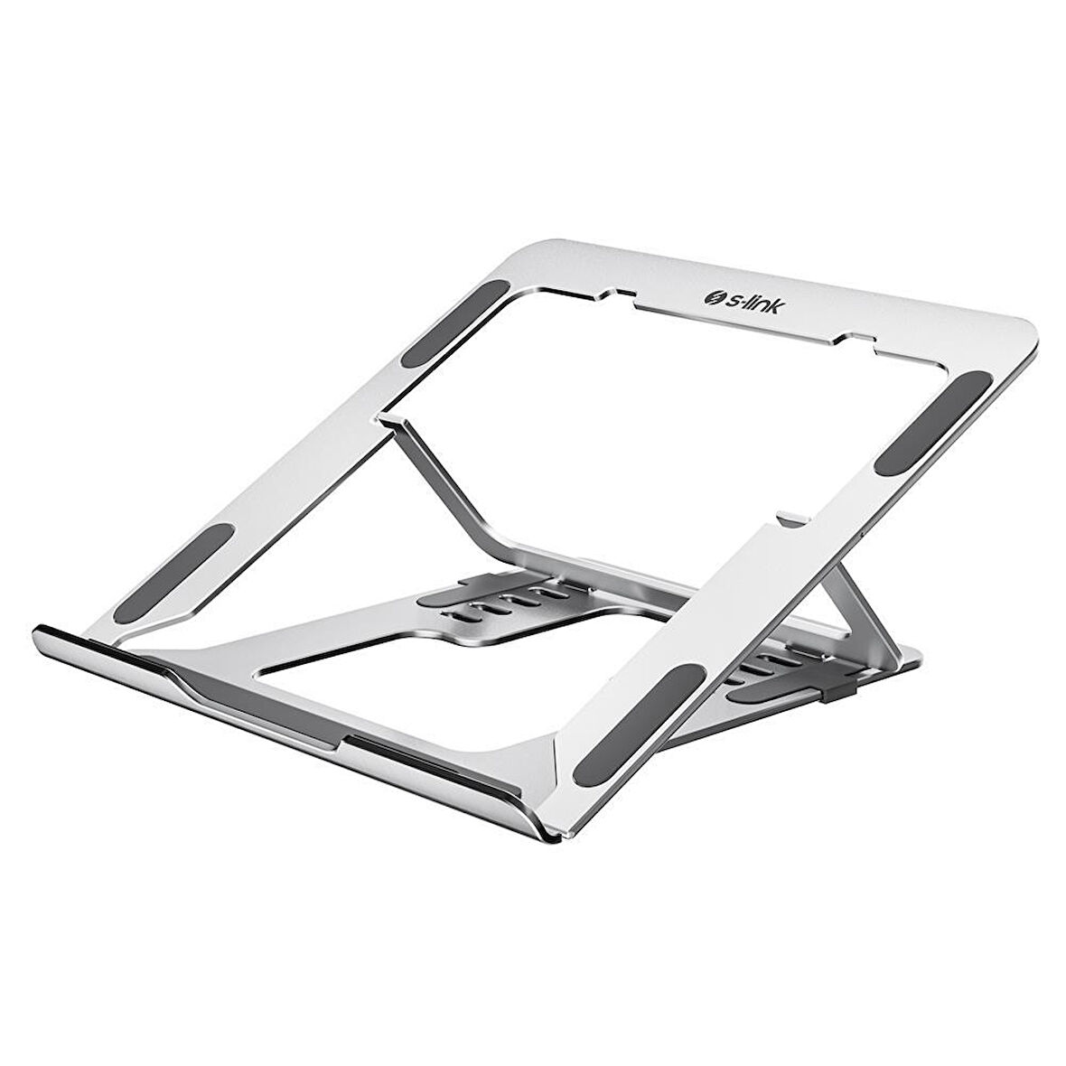 S-link SL-AL11 Gümüş 6 Açılı Katlanabilir Alüminyum Laptop Stand