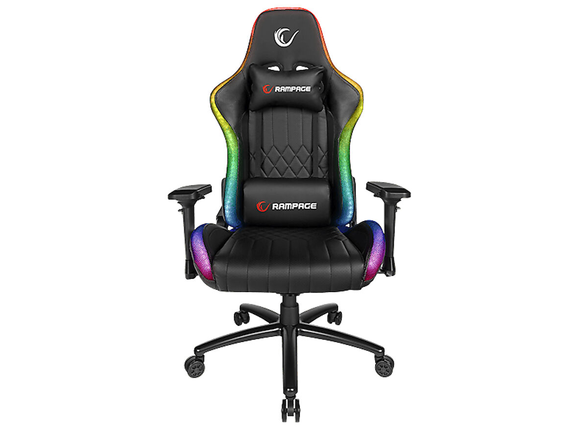 RAMPAGE KL-R13 Void RGB Aydınlatmalı Oyuncu Koltuğu Siyah