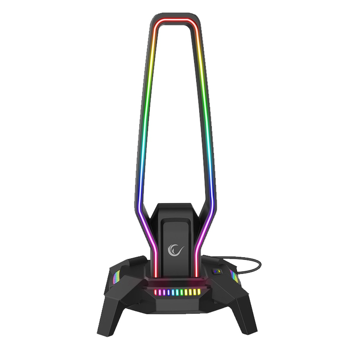 Rampage RM-H27 IGRIS Type-C RGB Siyah Kulaklık Standı RM-H27 IGRIS SIYAH