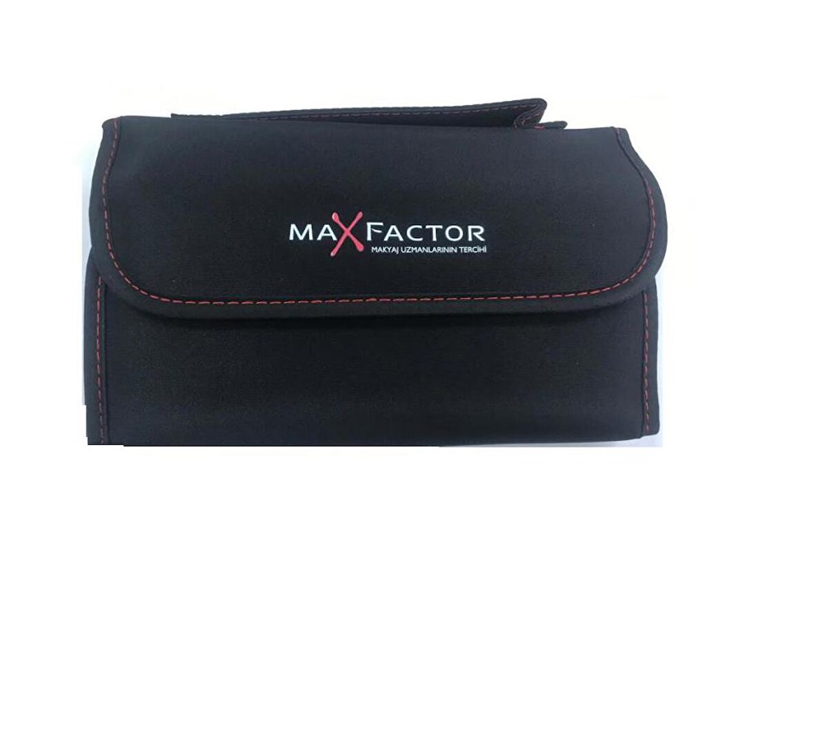 Max Factor 3'lü Fırça Seti + Makyaj Çantası Set Siyah 