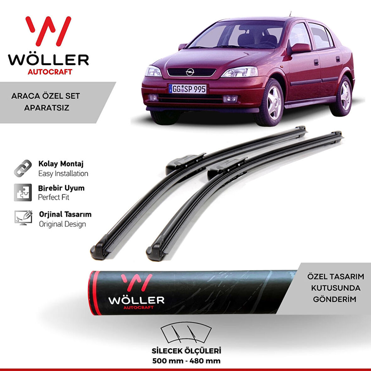 Opel Astra G Silecek 1998 2006 Wöller Silecek Takımı Araca Özel