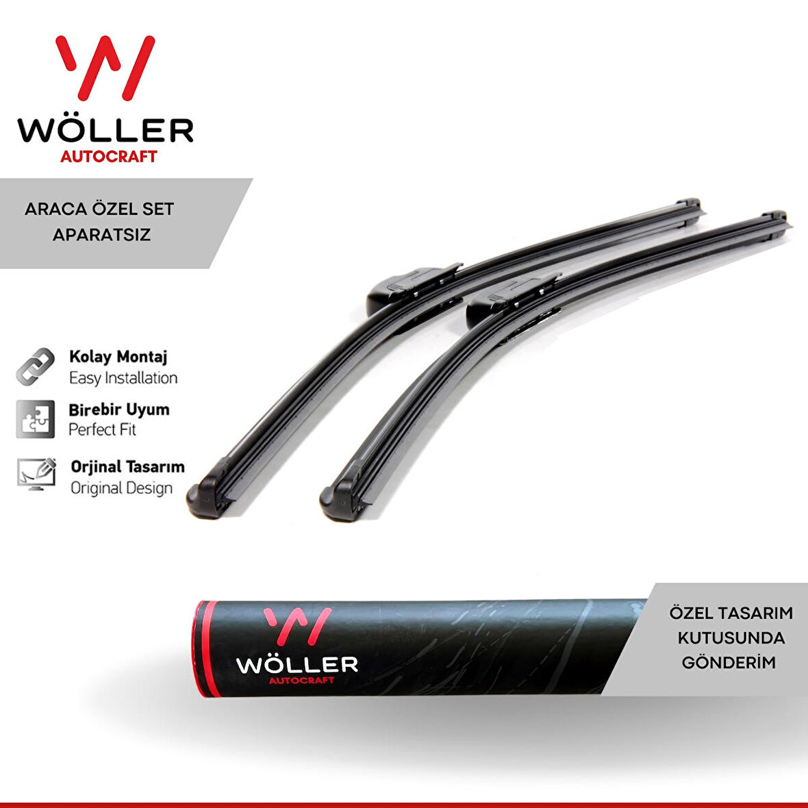 Volkswagen Eos Silecek 2006 2015 Wöller Silecek Takımı Araca Özel 