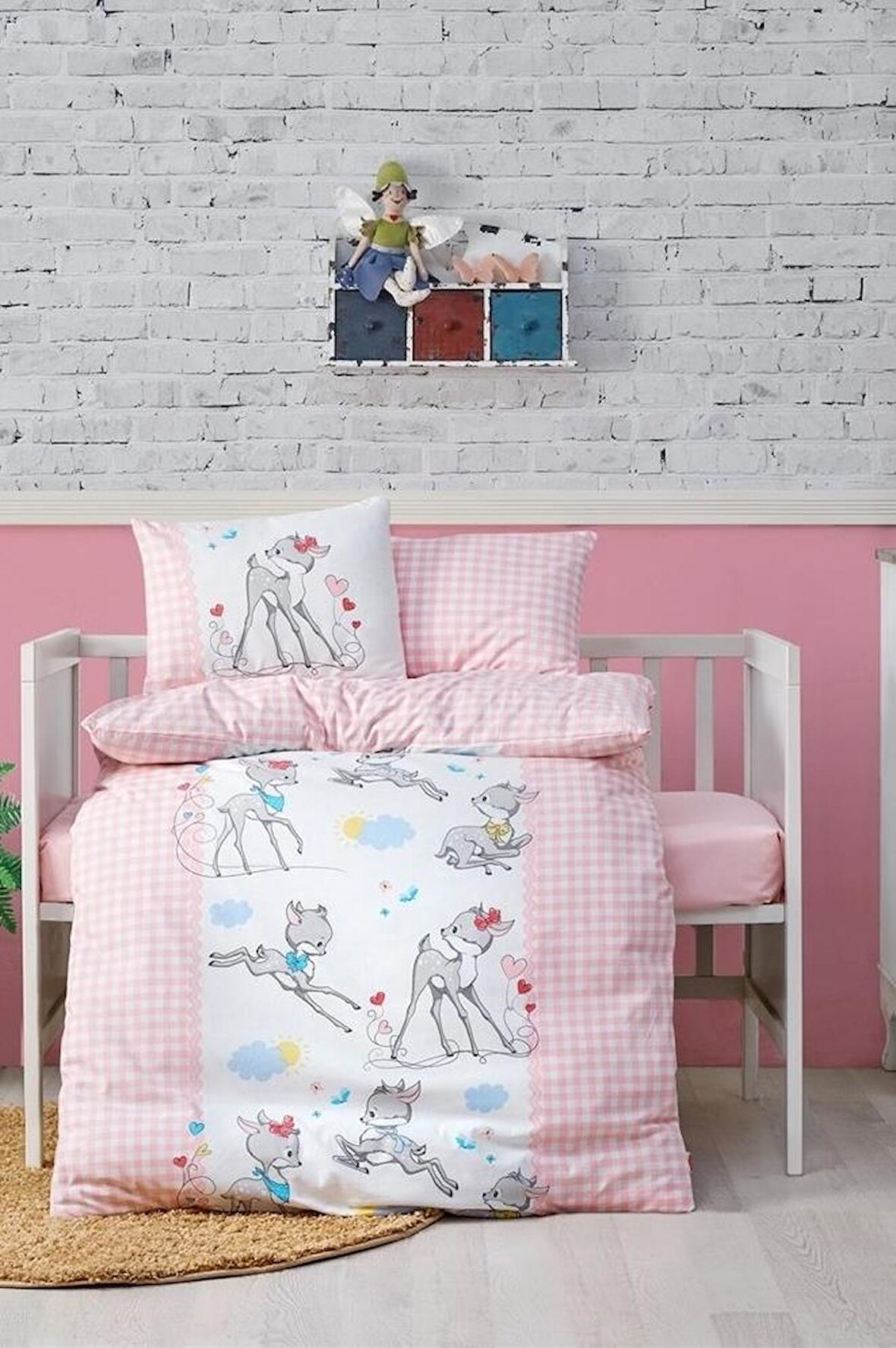Cotton Box BebekNevresim  Takımı - Bambi Pembe