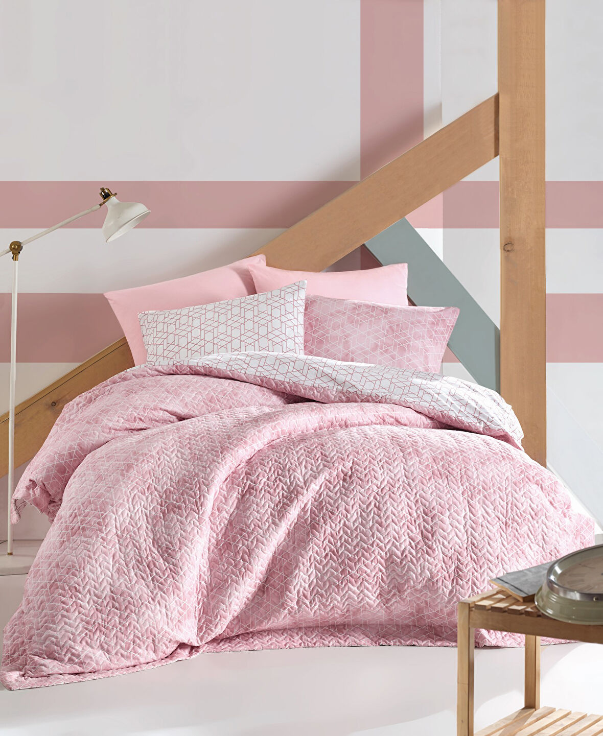 Cotton Box Minimal Tek Kişilik Complete Set Best Pembe