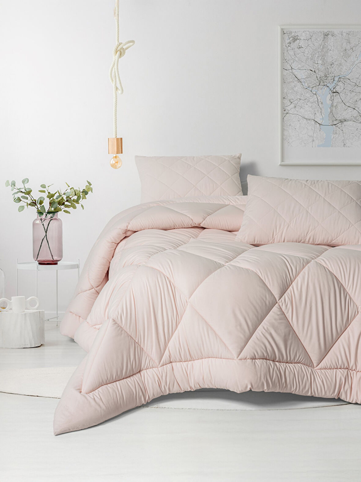 Cotton Box Softwash Tek Kişilik Yorgan Seti Pembe