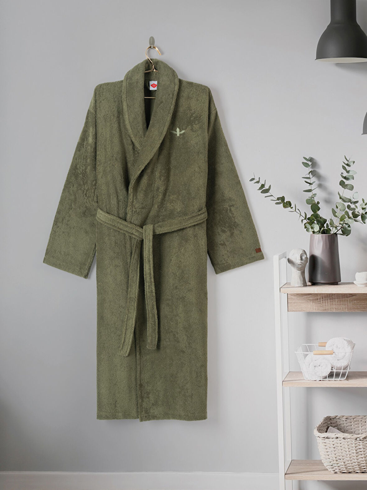 Cotton Box Wellness Bornoz Forest Yeşil L/XL