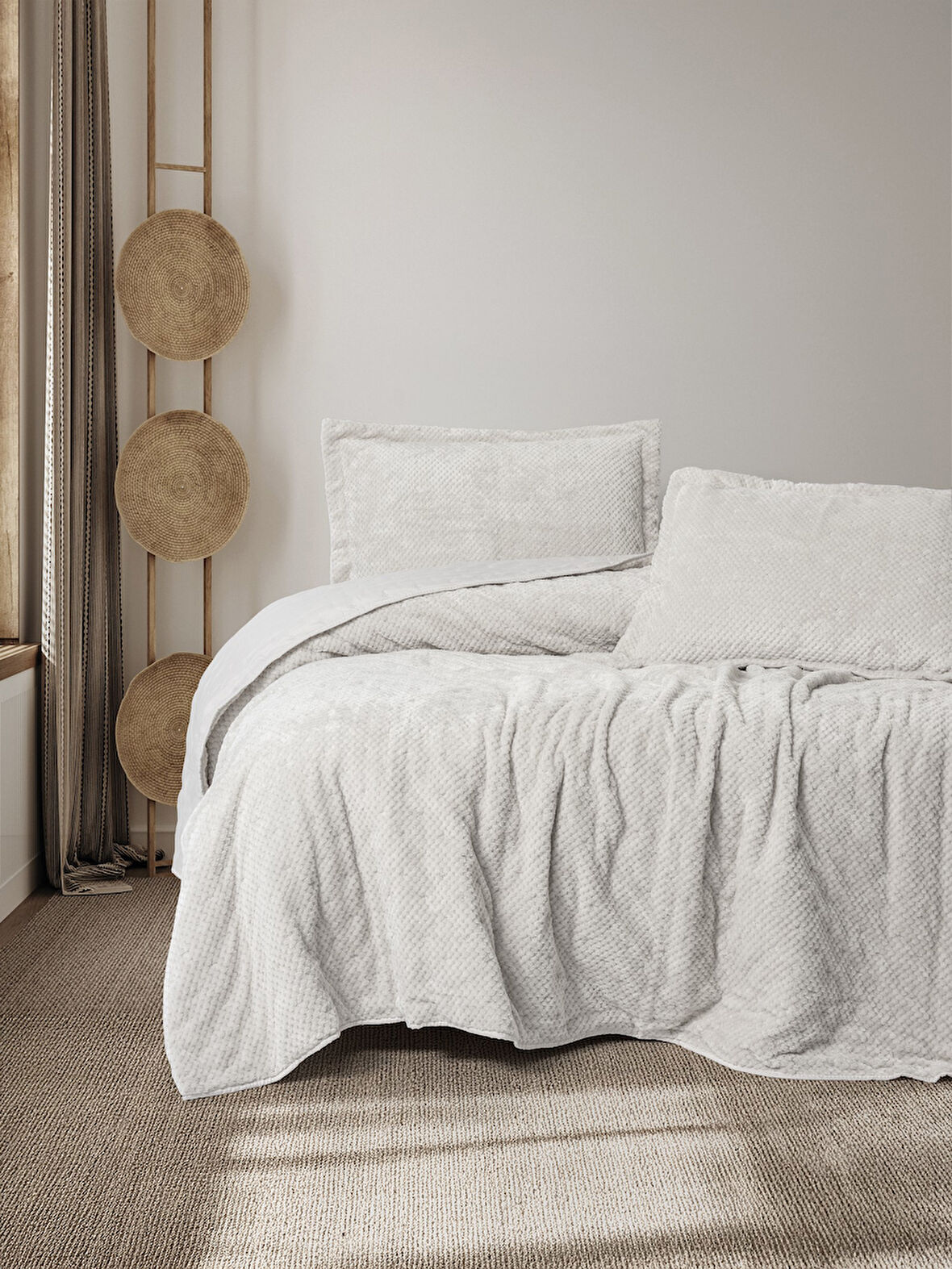 Cotton Box Softnest Tek Kişilik Yatak Örtüsü Boleta Taş