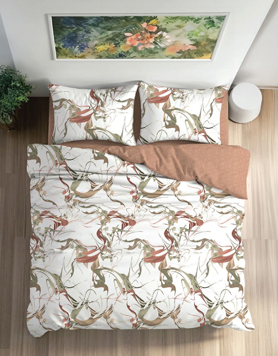 FİXBOX ÇİFT KİŞİLİK RANFORCE NEVRESİM TAKIMI VİBRA TARÇIN