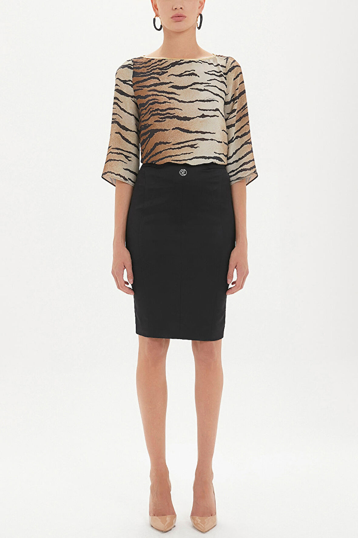 Siyah Dar kesim etek 80436 | 40