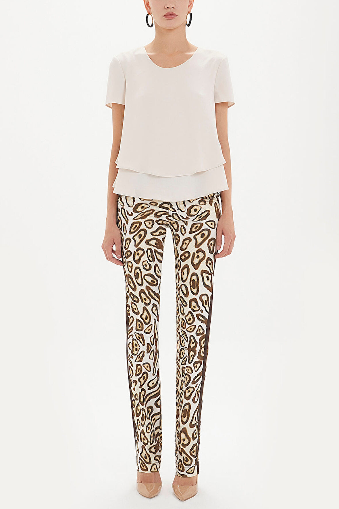 Leopar Leopar desenli pantolon 40764 | 40