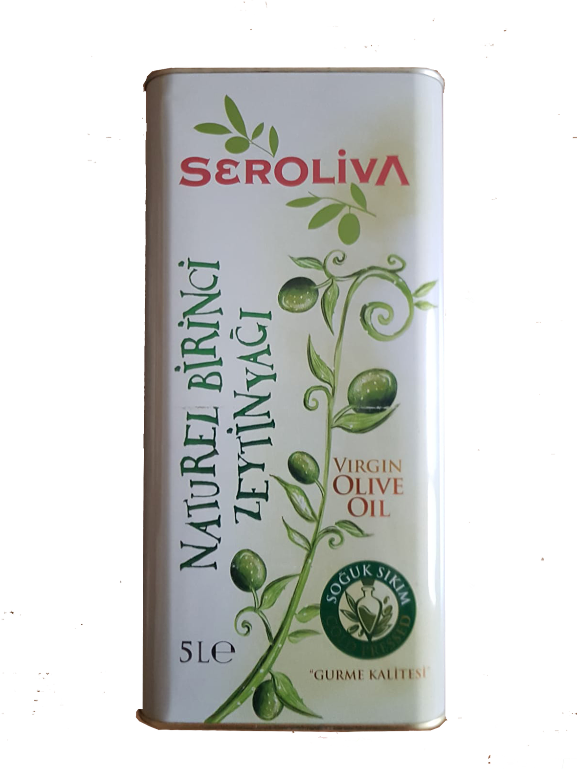 Seroliva Naturel Naturel 1. Zeytinyağı 5 lt Teneke