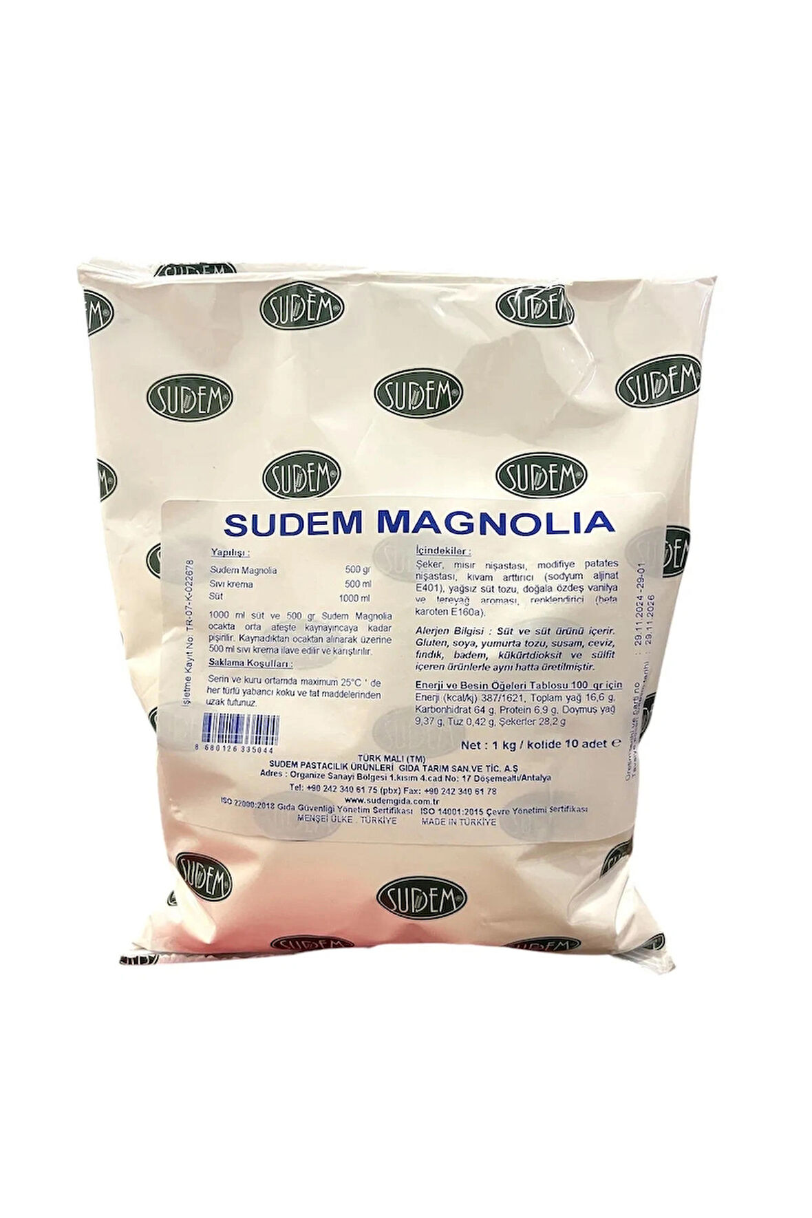 SUDEM MAGNOLIA TOZU 1 KG.