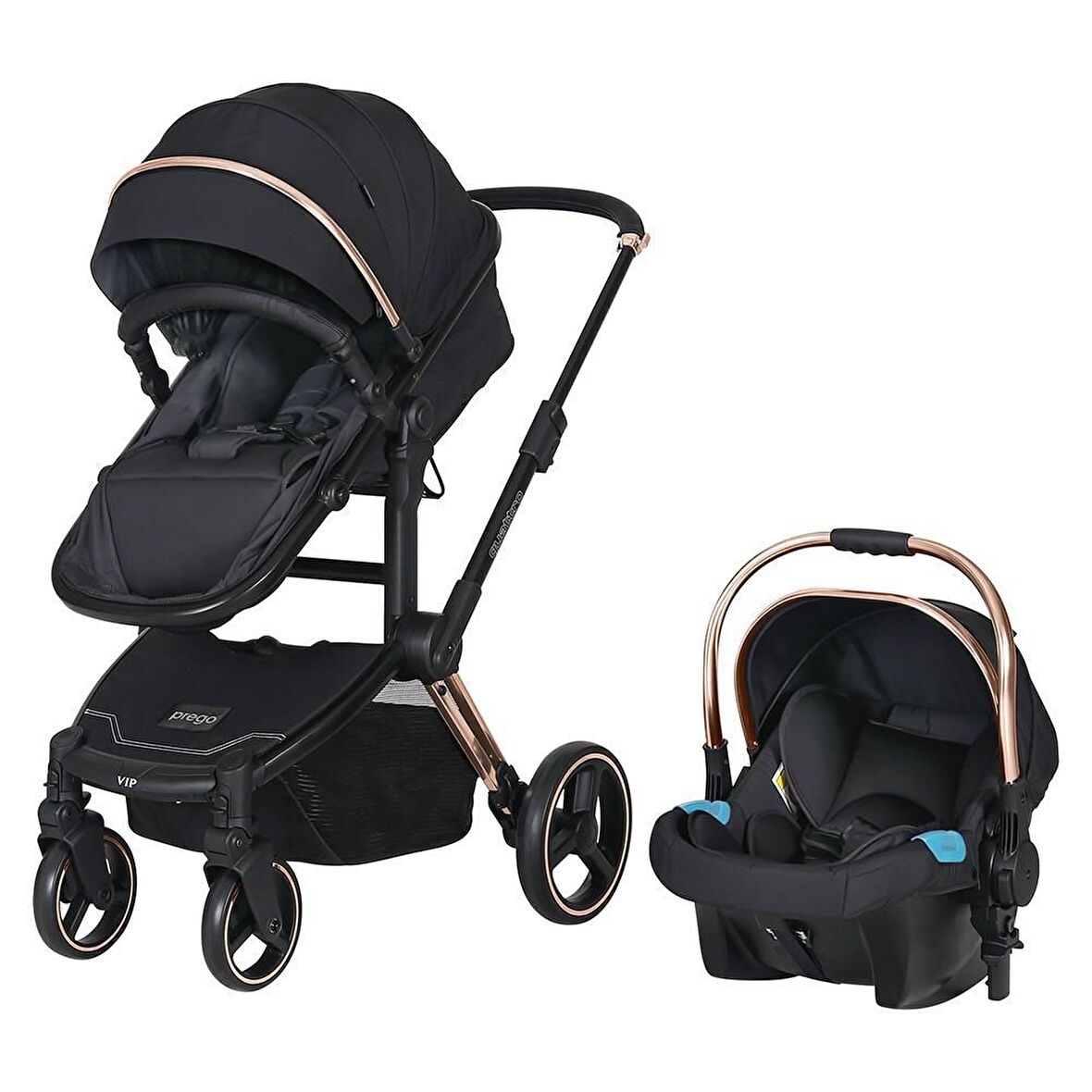 Prego 2079 Quattro Vip Çift Yönlü Travel Sistem Bebek Arabası