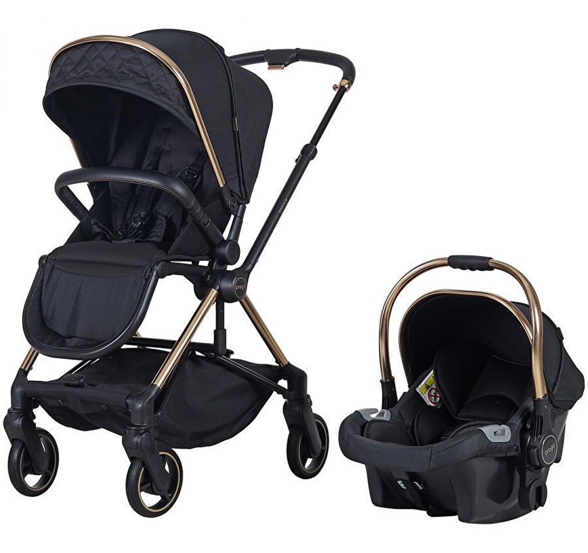 Prego Mios Travel Bebek Arabası 2066 Siyah