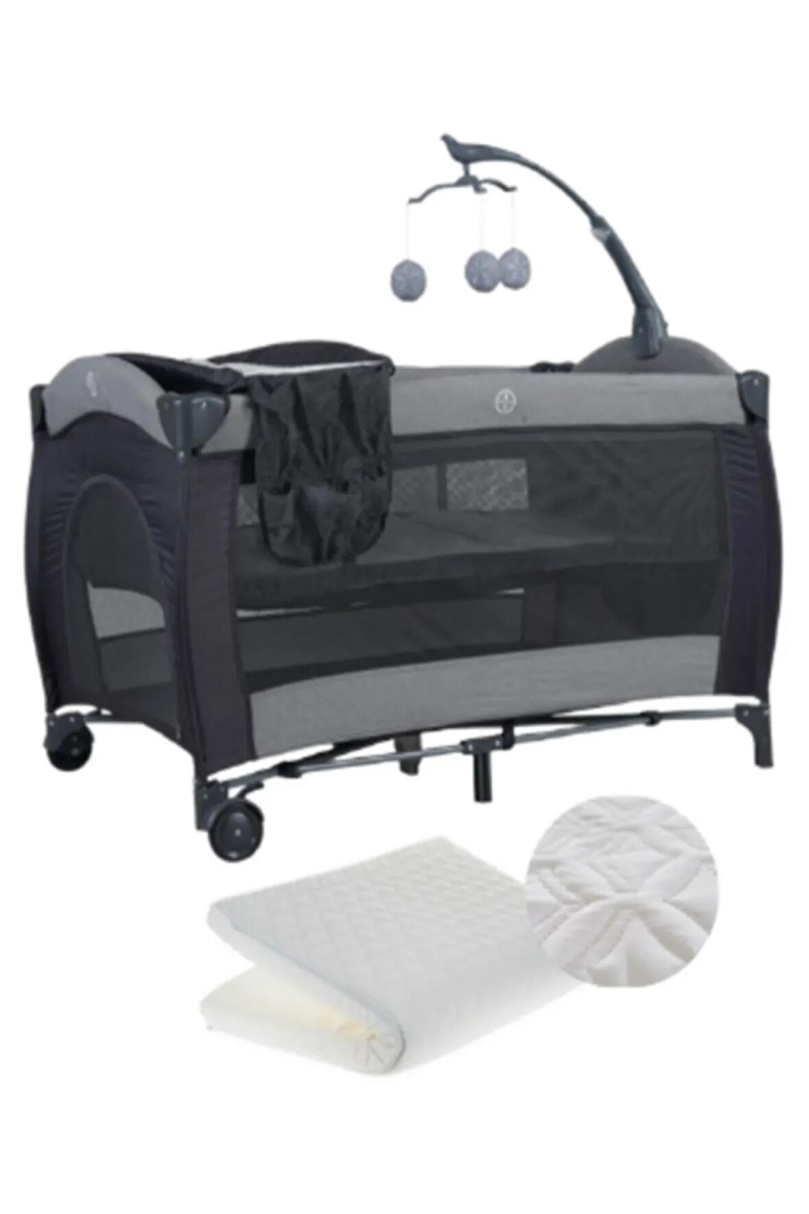 Wonderland Dönenceli Oyun Parkı 70x120 Cm 9160 +Yatak