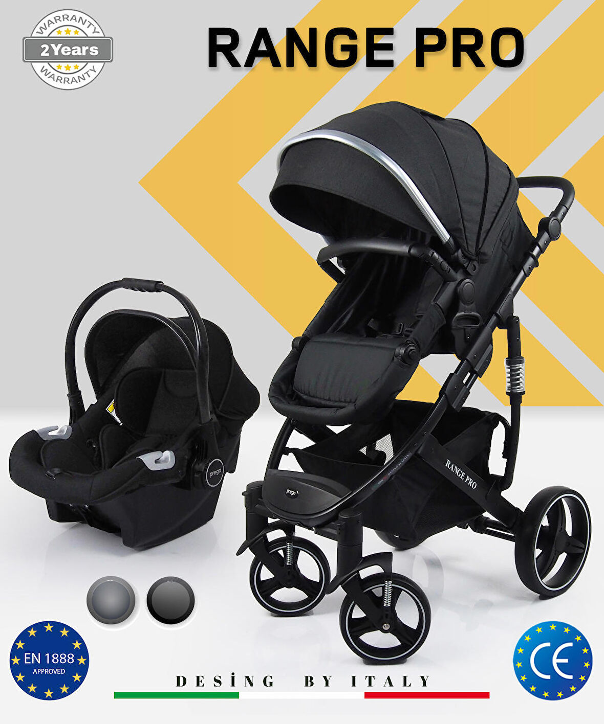 Prego Range Pro Travel Sistem Portbebeli Bebek Arabası