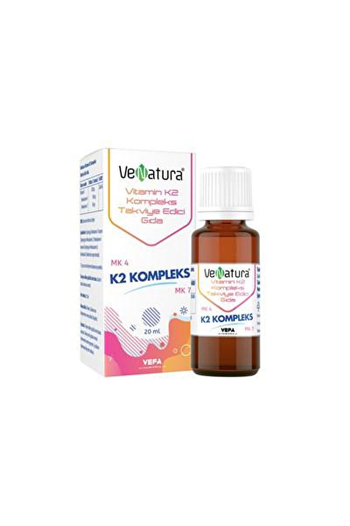 Venatura K2 Kompleks Takviye Edici Gıda 20 Ml