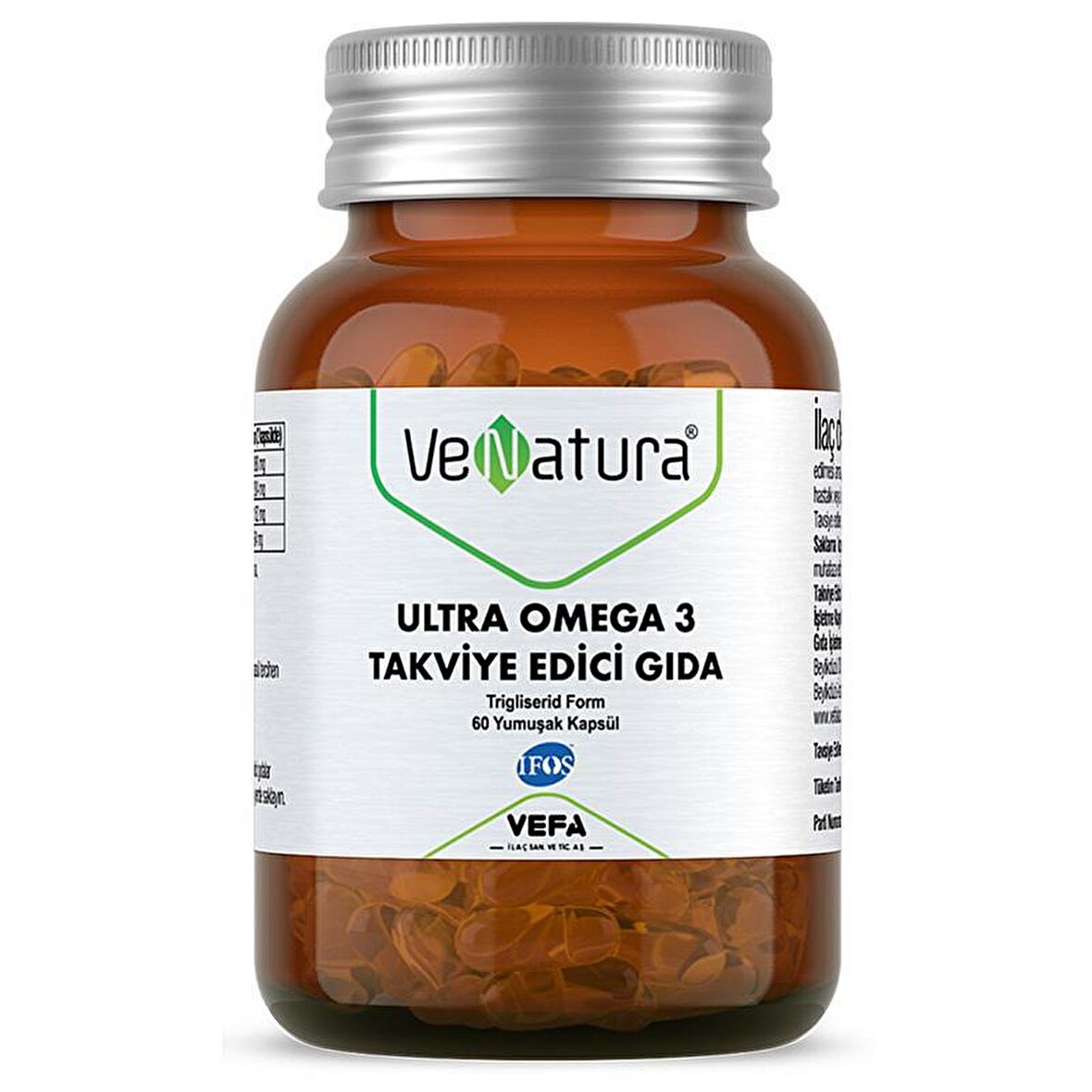 Venatura Ultra Omega 3 Takviye Edici Gida 60 Kapsül