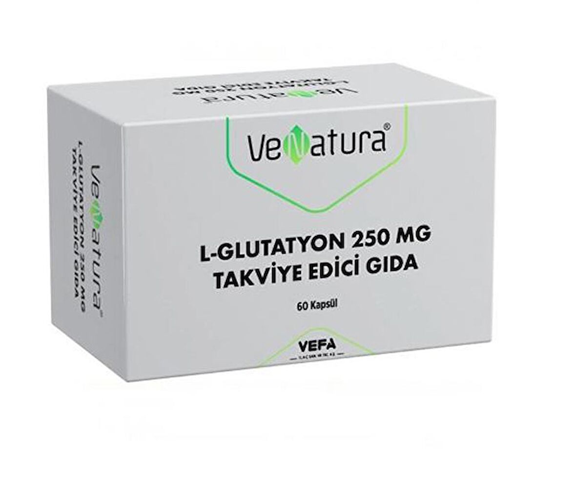 Venatura L-Glutatyon 250 Mg Takviye Edici Gıda 60 Yumuşak Kapsül