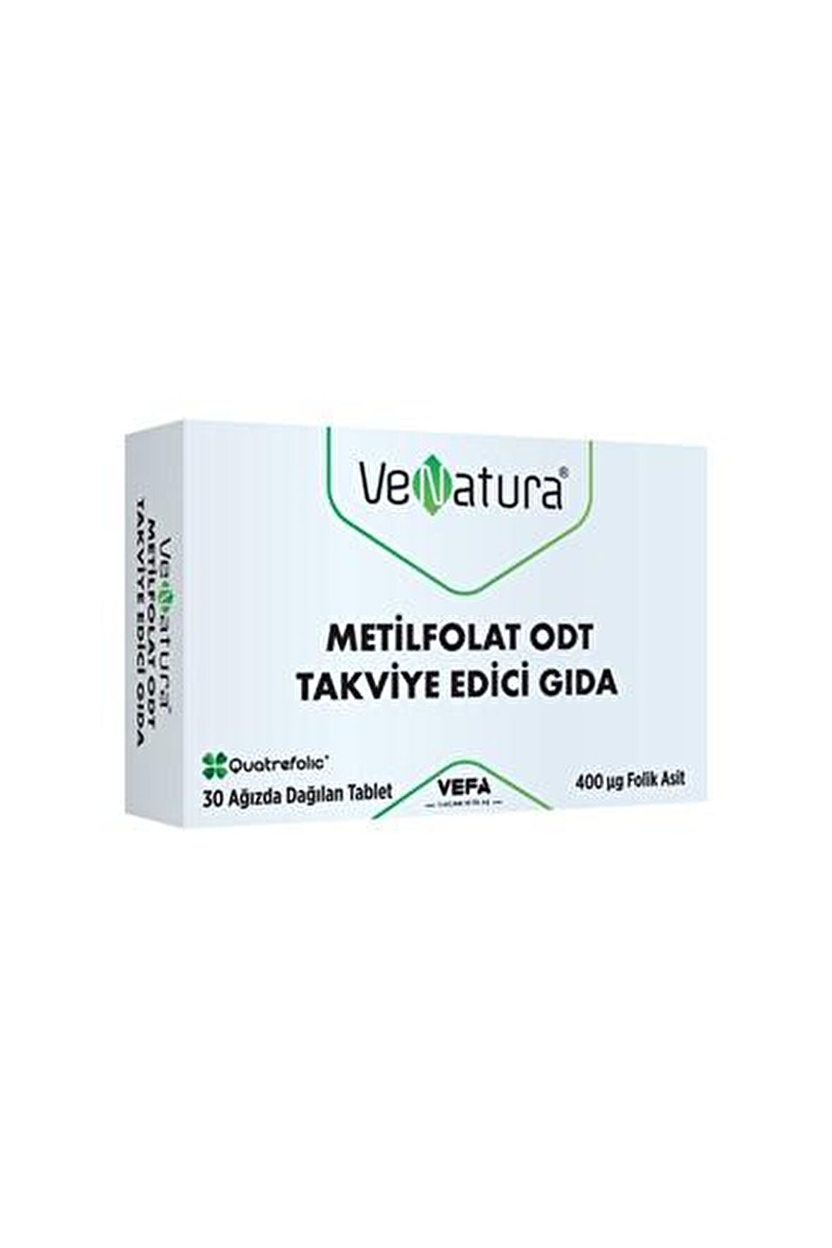 Venatura Metilfolat Odt Takviye Edici Gıda 30 Tablet