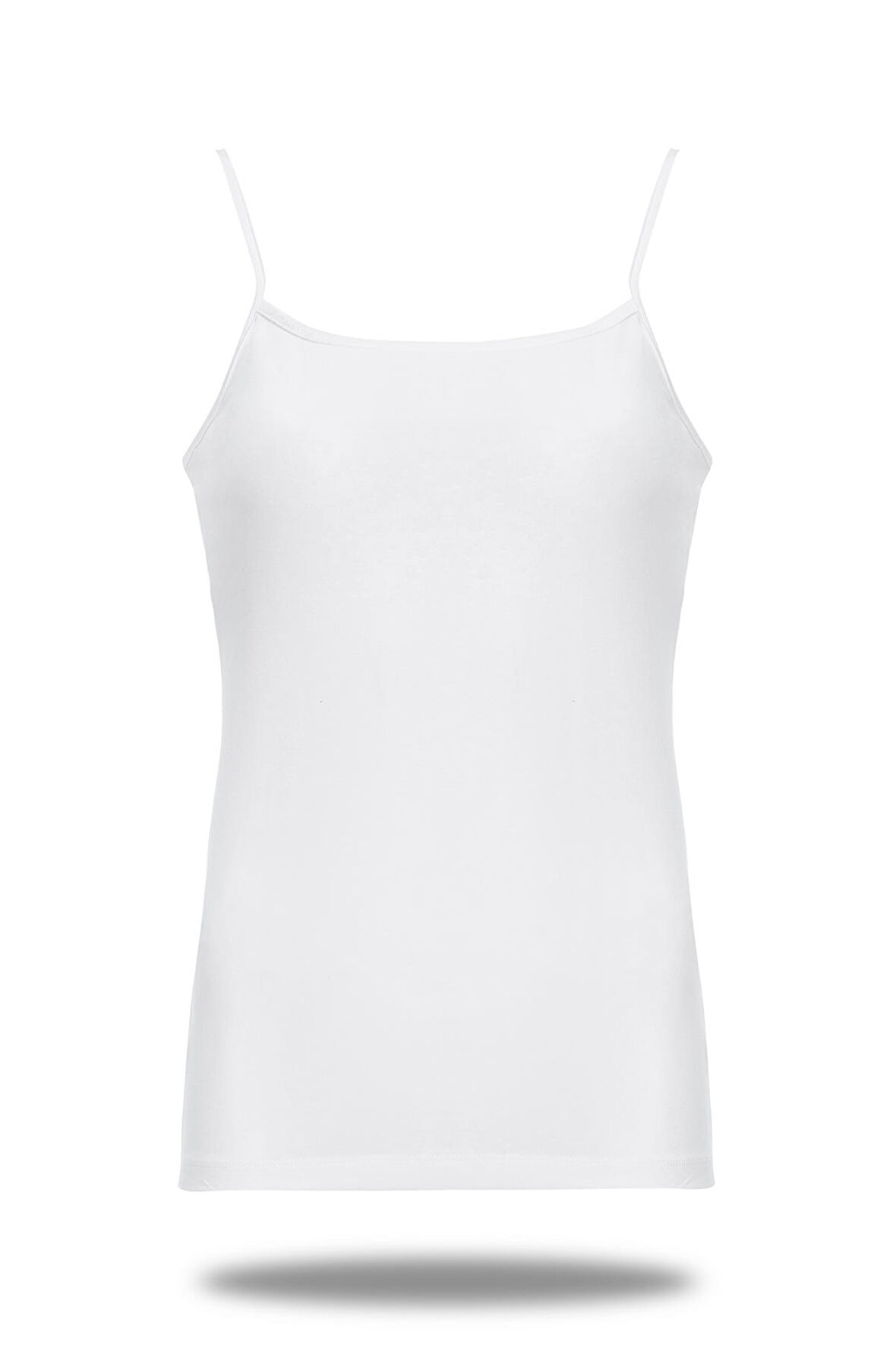 Kadın Pamuklu İp Askılı Penyesi Ri̇bana Klasi̇k Renkli̇ Atlet - 2000