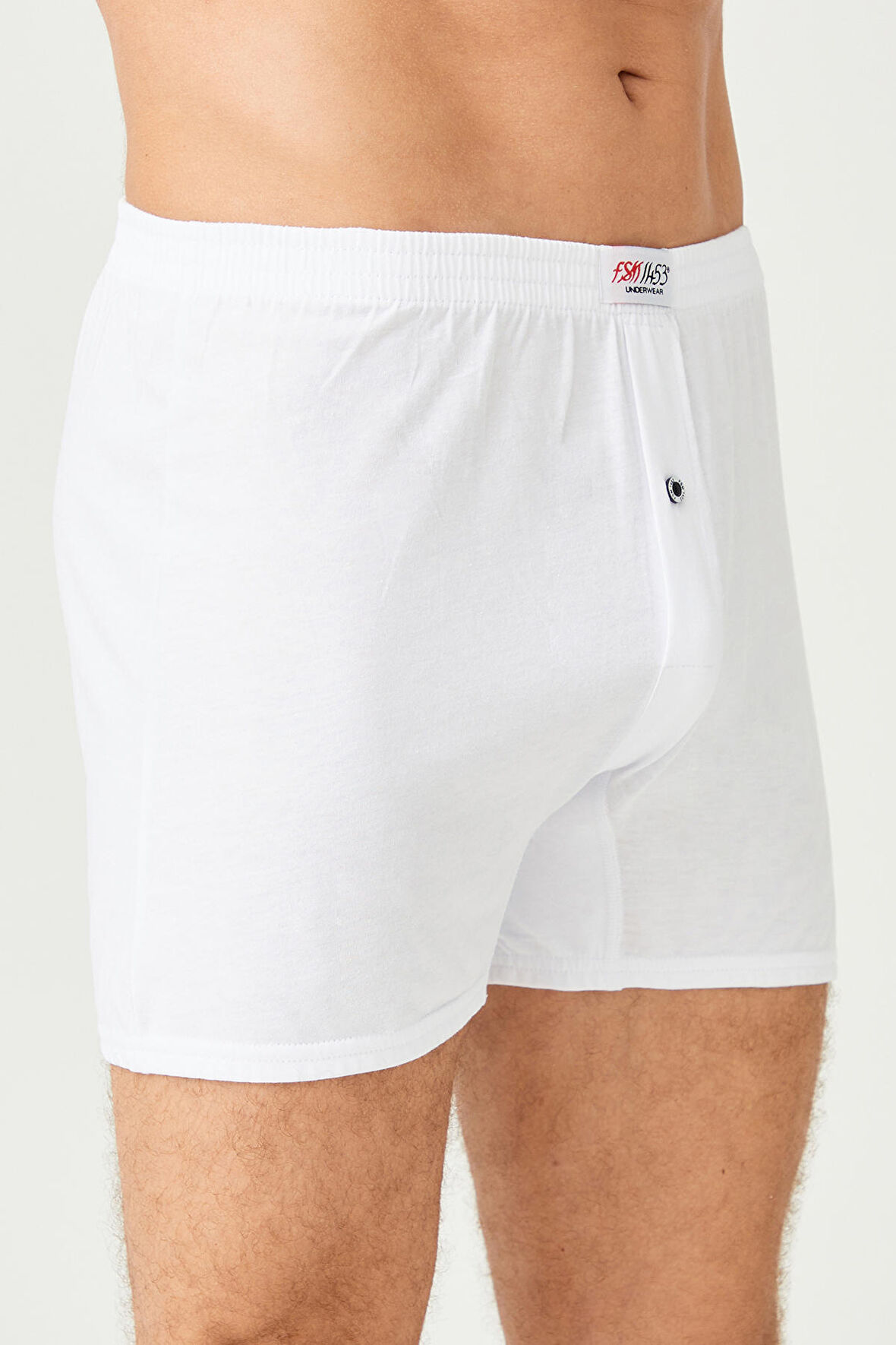 Erkek Pamuklu Klasi̇k Paçali Renkli̇ Boxer 6'LI - 620