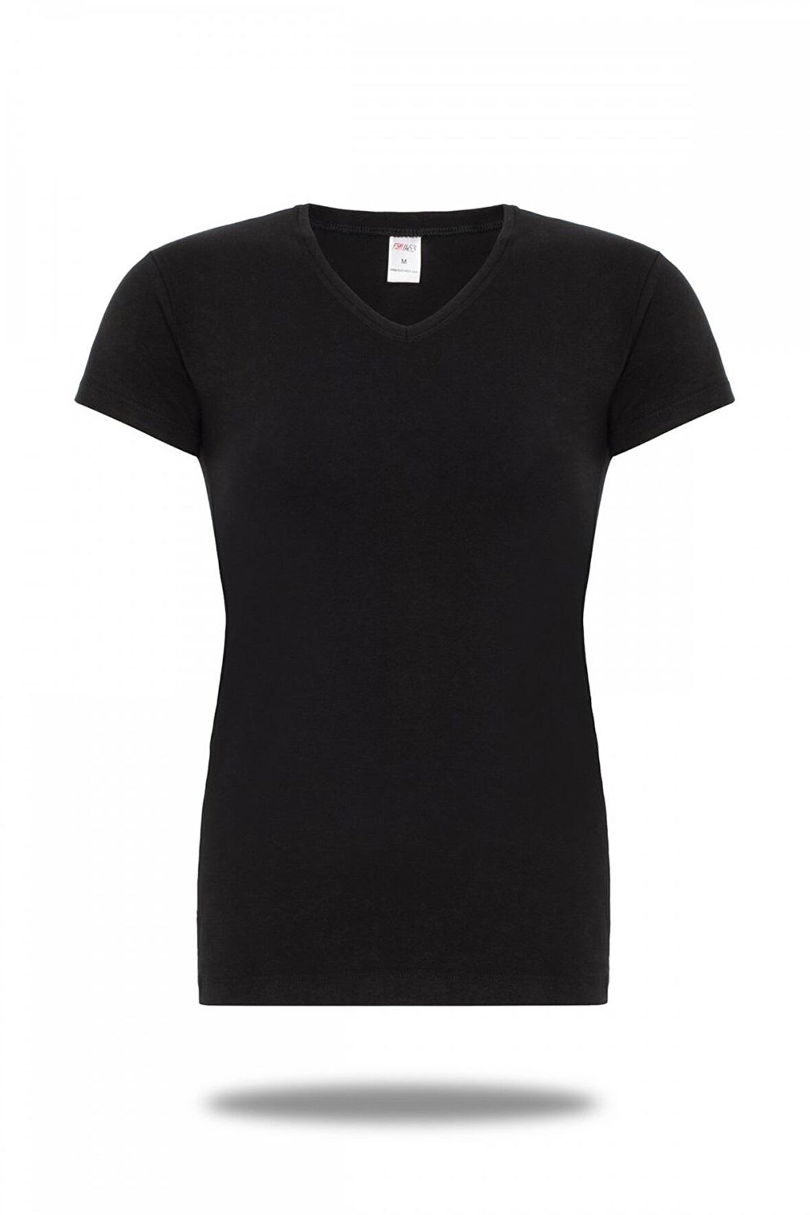 Kadın Pamuklu V-Yaka Kısa Kollu Likralı Üst 2'Lİ - 2104