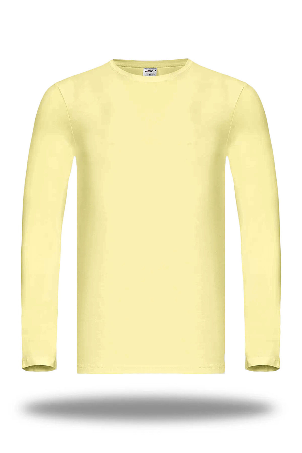 Erkek Çocuk Pamuklu Uzun Kollu Basic Badi Likralı Slim Fit Renkli̇ Sweatshi̇rt - 221 - 222