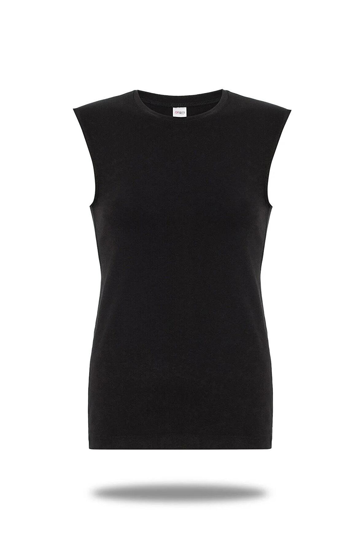 Kadın Pamuklu Sıfır Yaka Kolsuz likralı Üst 6'LI - 2278