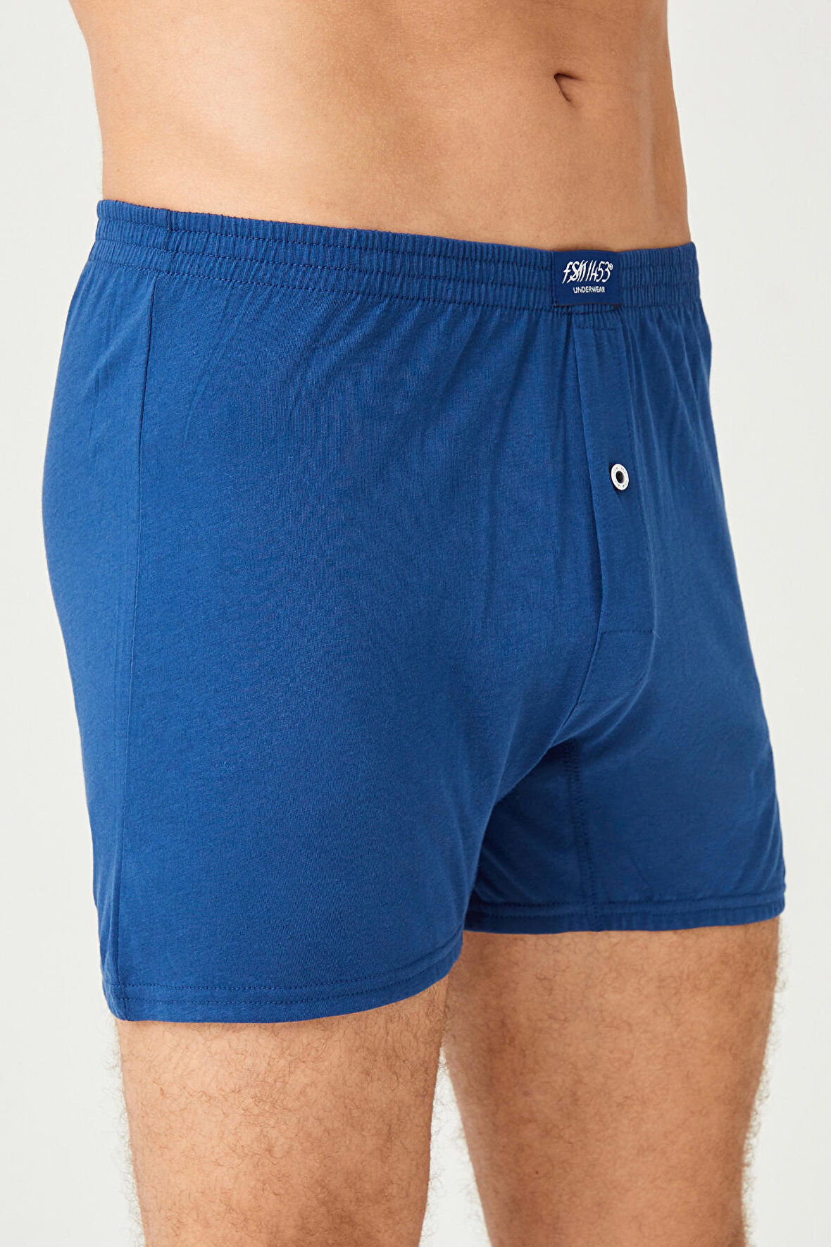 Erkek Pamuklu Klasi̇k Paçali Renkli̇ Boxer 2'Lİ - 620