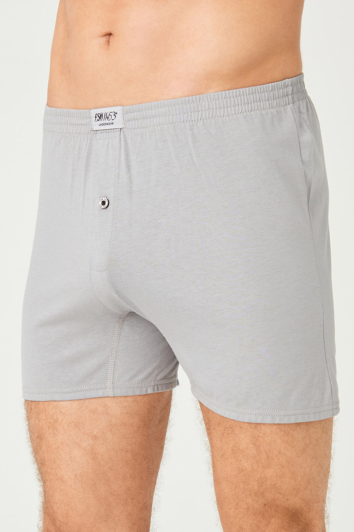 Erkek Pamuklu Klasi̇k Paçali Renkli̇ Boxer - 620