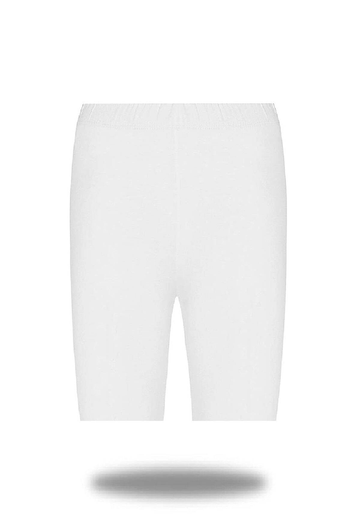 Kadın Modal Bi̇si̇klet Boy Orta Yüksek Bel Siyah Tayt - 4020 - 4063