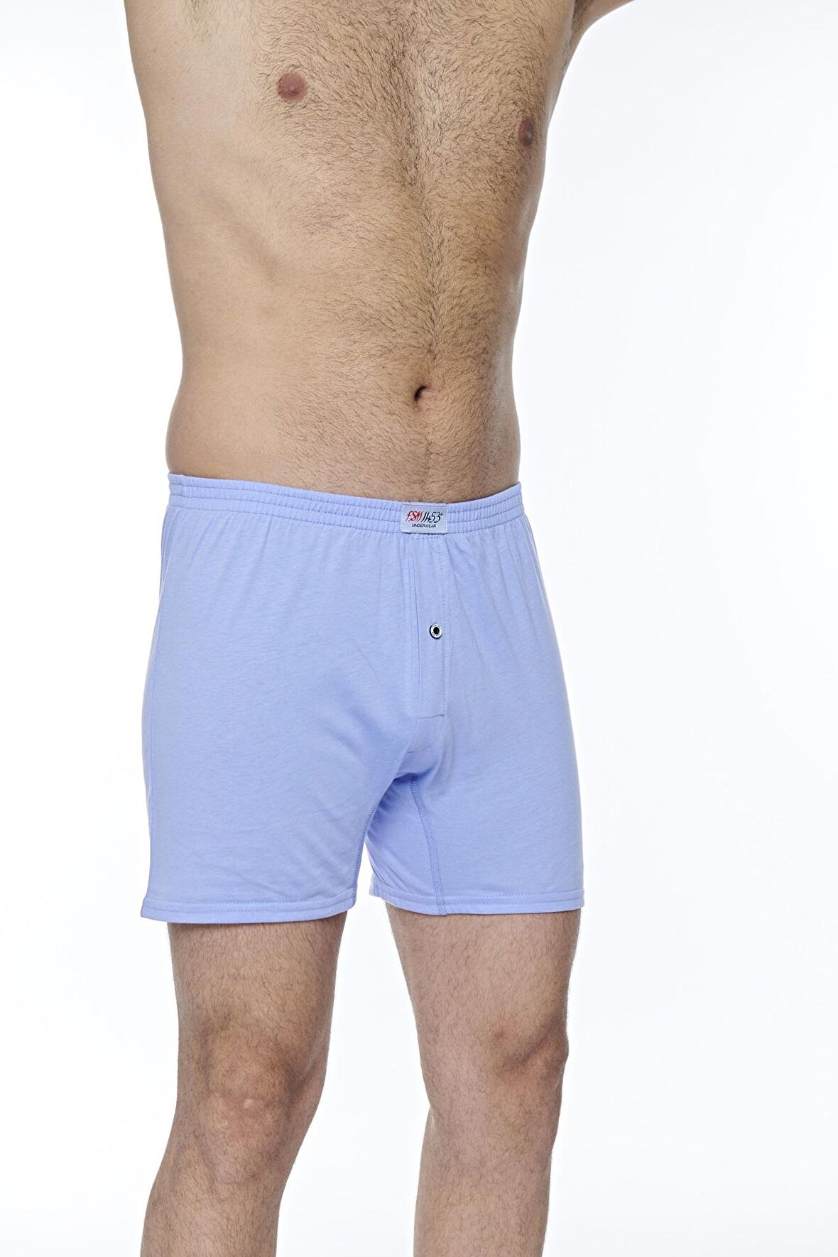Erkek Pamuklu Klasi̇k Paçali Renkli̇ Boxer 6'LI - 620