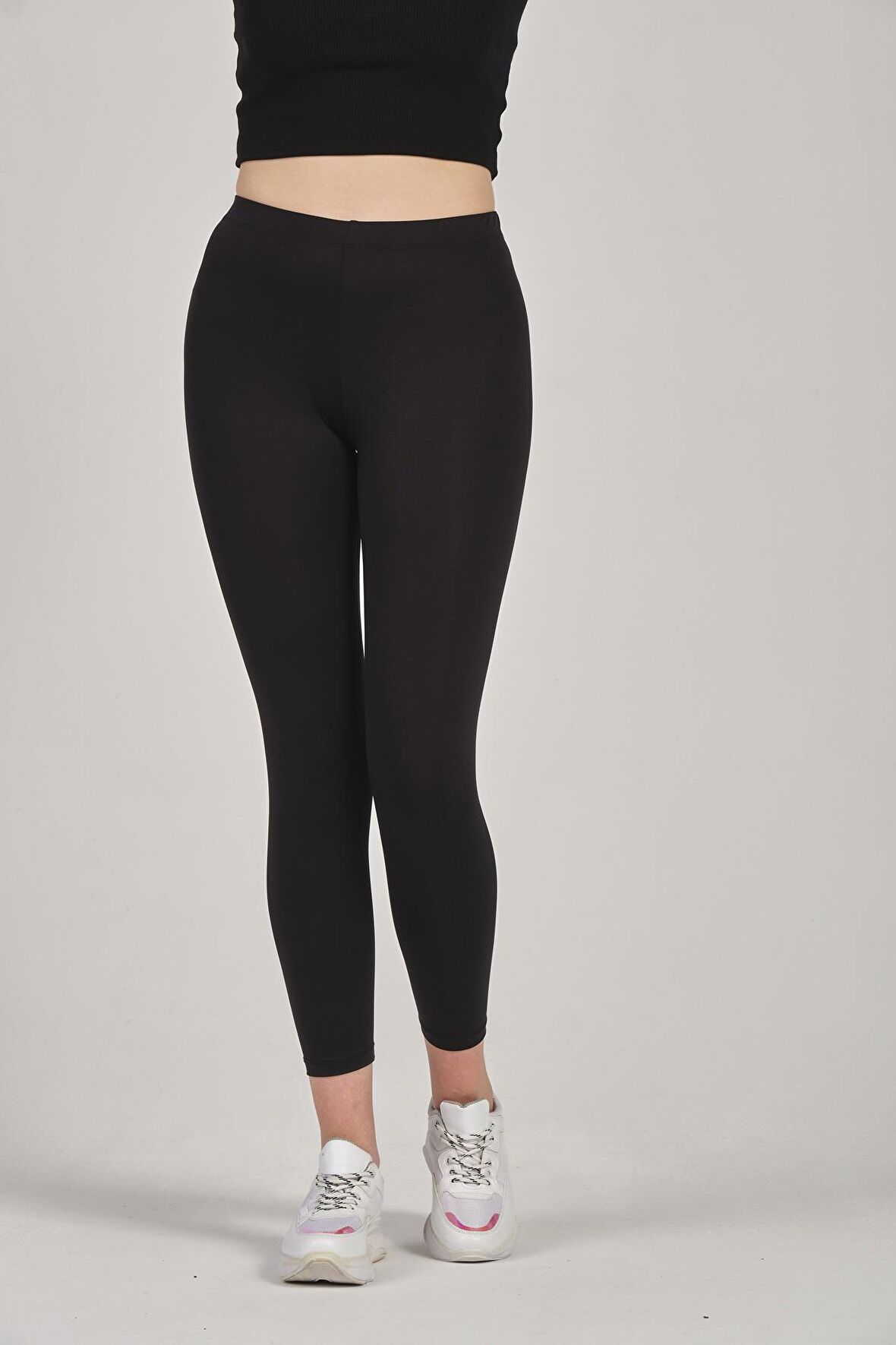 Kadın Bilek Boy Silm Fit Likralı Sporcu Tayt – 4036