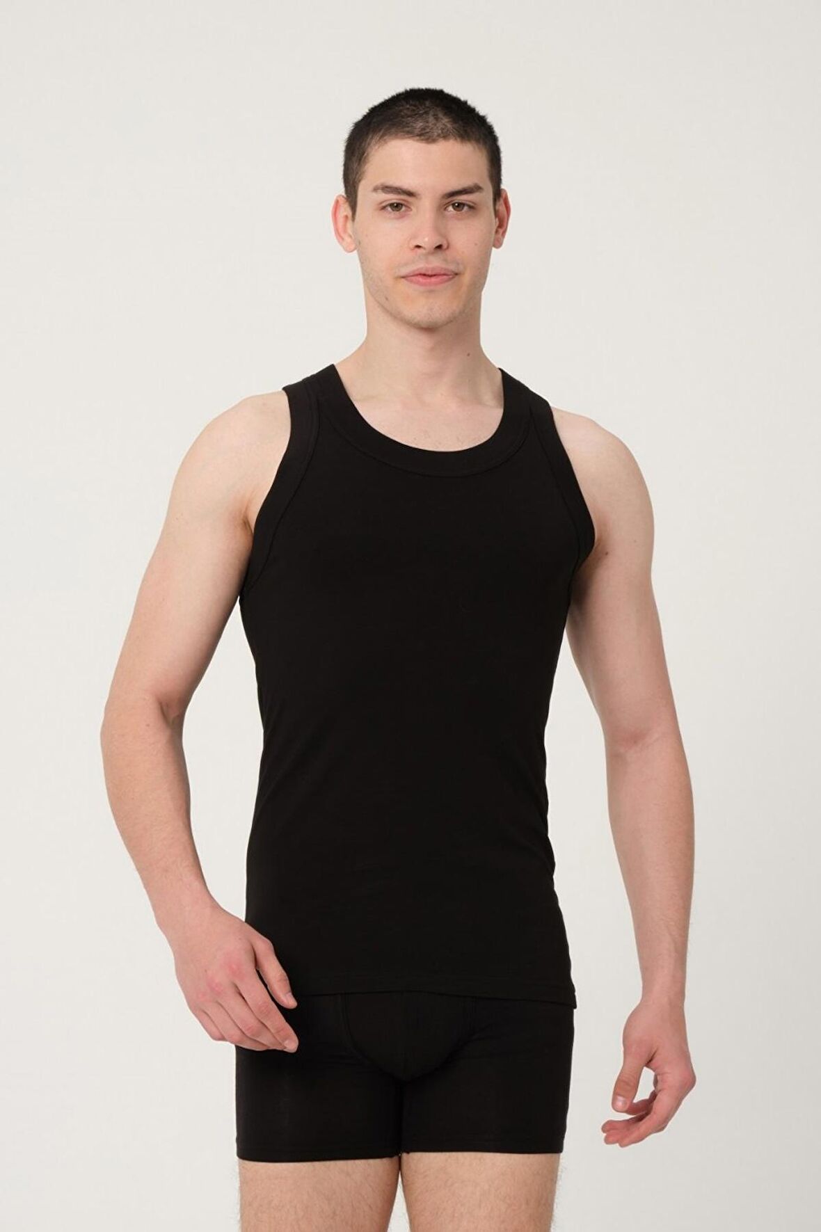 ERKEK PAMUKLU SÜPREM PENYE SLİM FİT ATLET KOLSUZ LİKRALI ÜST-1023