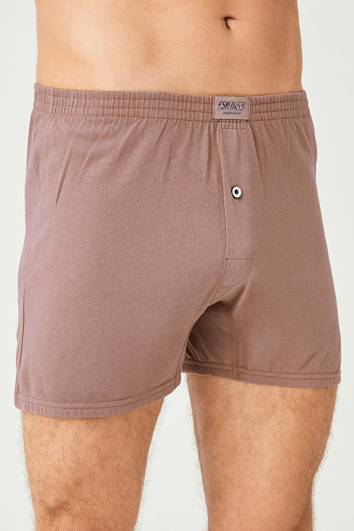 Erkek Pamuklu Klasi̇k Paçali Renkli̇ Boxer - 620