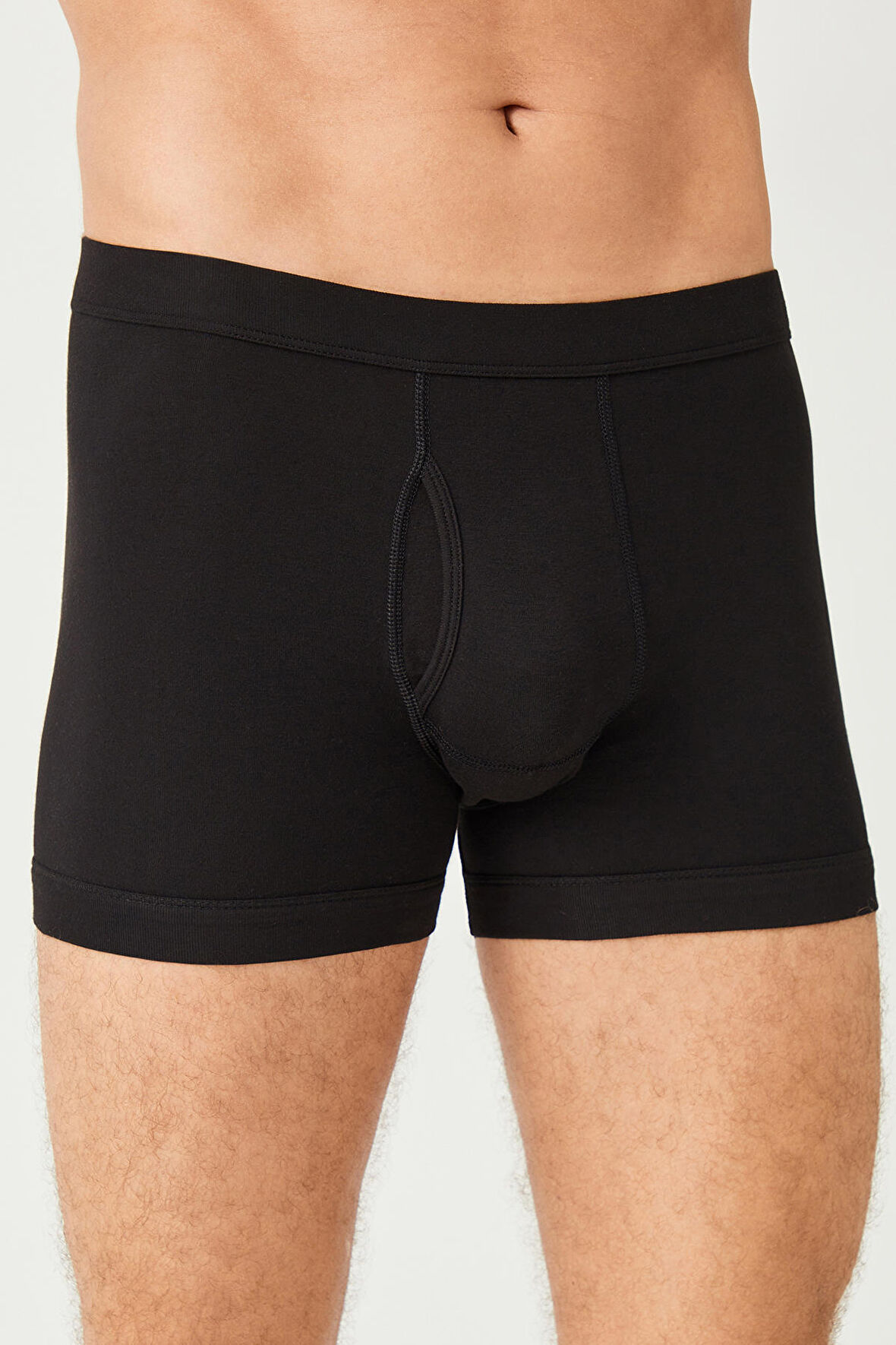 Erkek Pamuklu Elastan Ribana Boxer 6'LI – 1197